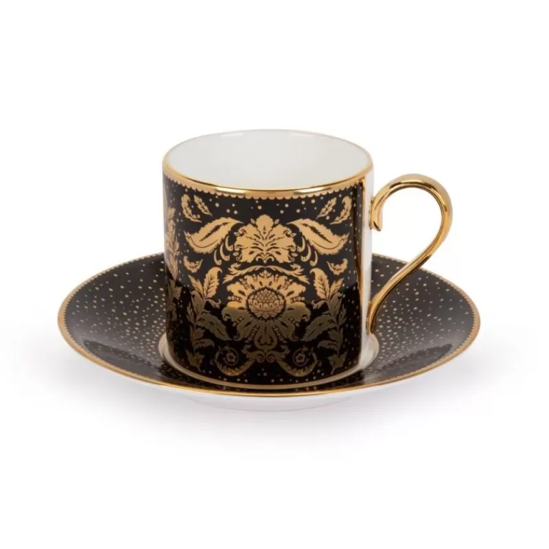 Acanthus Black Coffee Cup And Saucer*Royal Collection Shop Flash Sale