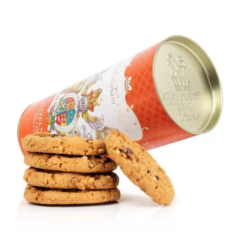 Buckingham Palace Hazelnut And Chocolate Chip Biscuit Tube*Royal Collection Shop Discount