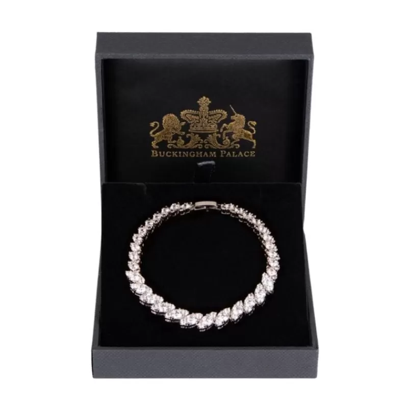 Buckingham Palace Slim Oval Crystal Bracelet*Royal Collection Shop Best Sale