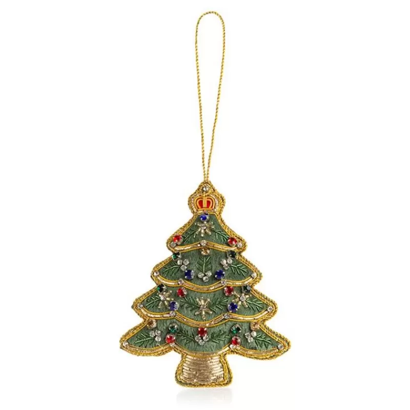 Buckingham Palace Velvet Christmas Tree Decoration*Royal Collection Shop Fashion