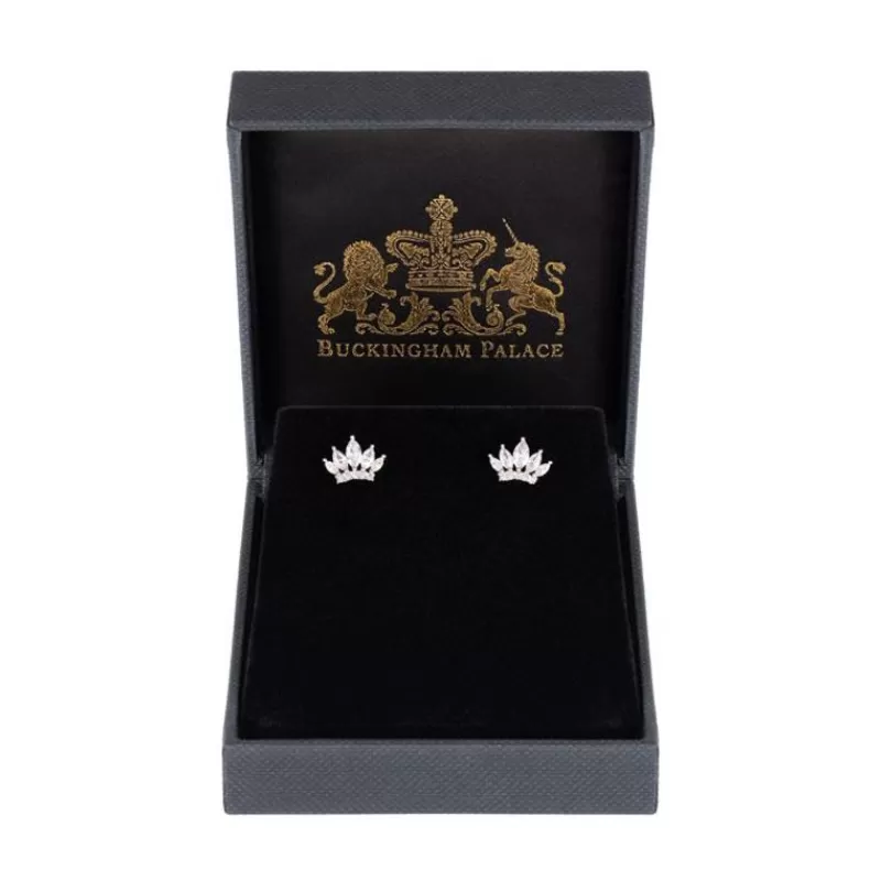 Crystal Crown Earrings*Royal Collection Shop Best Sale