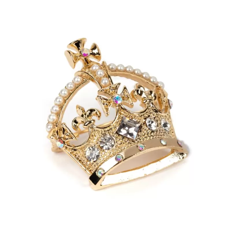 Gold Crown Brooch*Royal Collection Shop Best