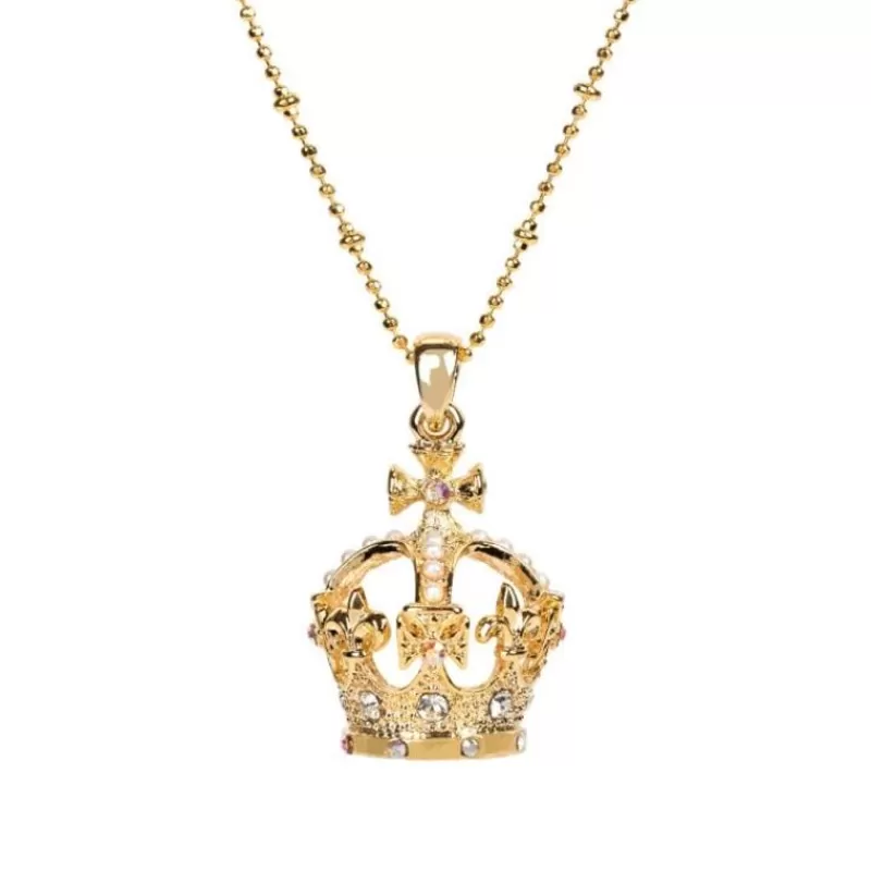 Gold Crown Necklace*Royal Collection Shop Best Sale