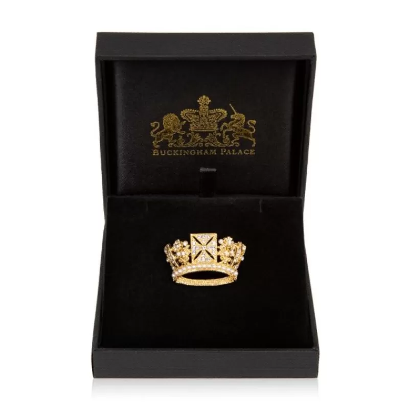 Gold Diadem Crown Brooch*Royal Collection Shop Cheap