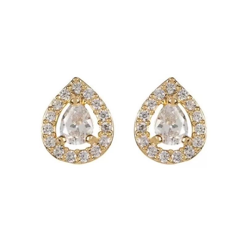 Gold Teardrop Earrings*Royal Collection Shop Shop