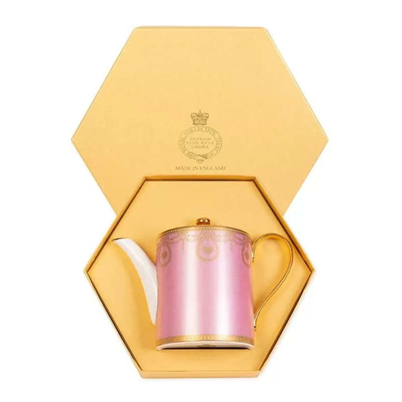 Imperial Russian Pink Coffee Pot*Royal Collection Shop Shop