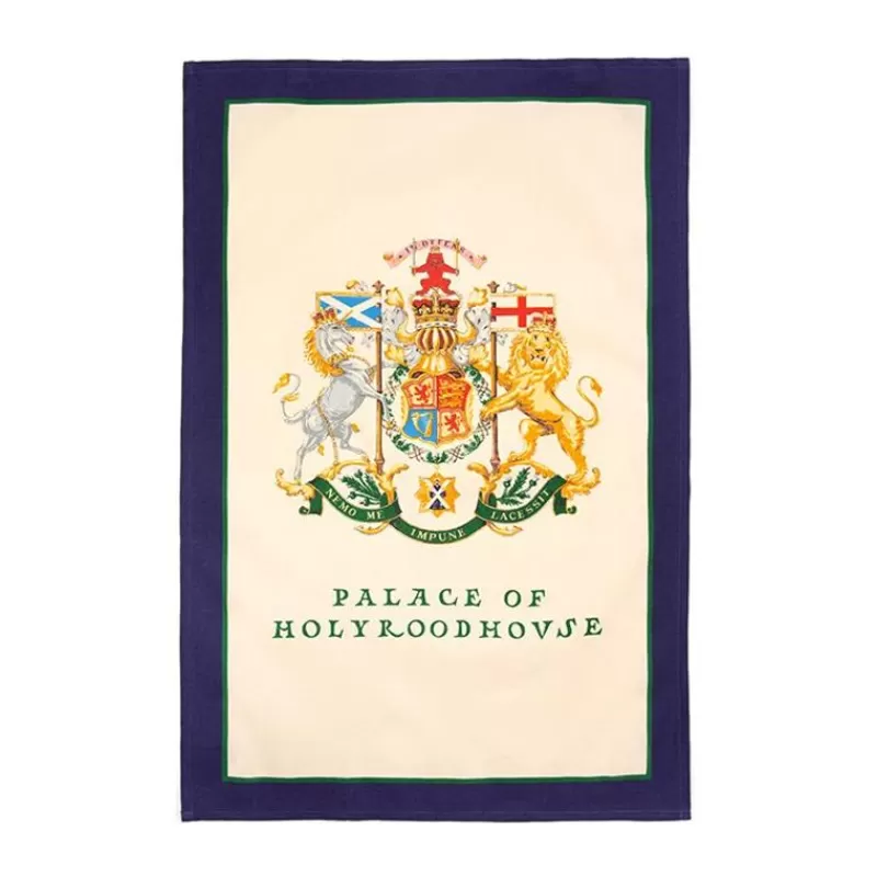 Palace Of Holyroodhouse Crest Tea Towel*Royal Collection Shop Cheap