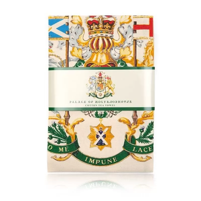 Palace Of Holyroodhouse Crest Tea Towel*Royal Collection Shop Cheap