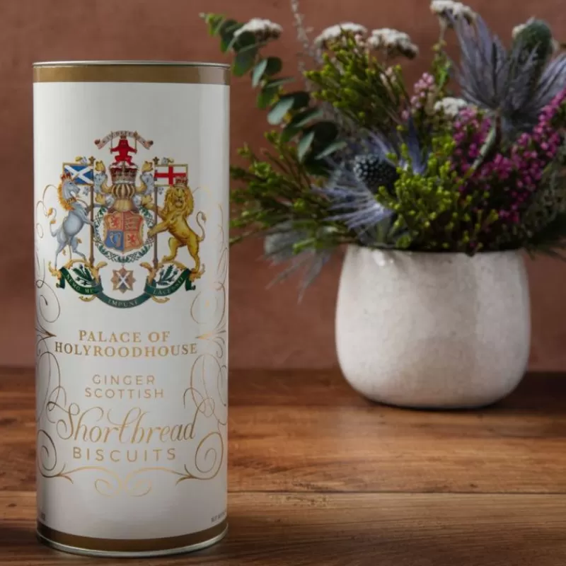 Palace Of Holyroodhouse Ginger Shortbread Tube*Royal Collection Shop Sale