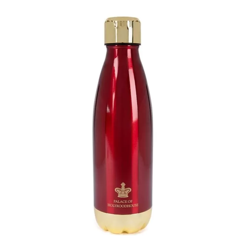 Palace Of Holyroodhouse Red Metal Water Bottle*Royal Collection Shop Best