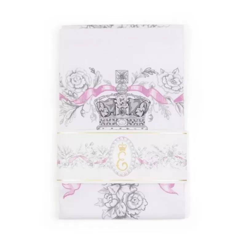 Queen Elizabeth Ii Commemorative Tea Towel*Royal Collection Shop Cheap