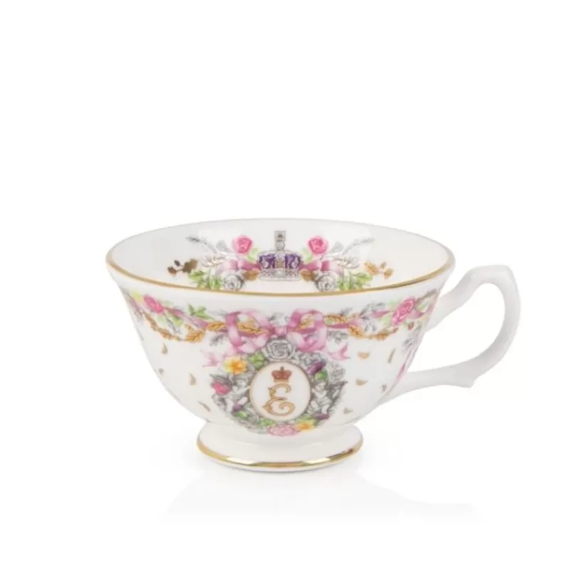 Queen Elizabeth Ii Commemorative Teacup And Saucer*Royal Collection Shop Sale