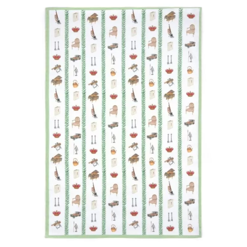 Queen Mary'S Dolls' House Tea Towel*Royal Collection Shop Best Sale