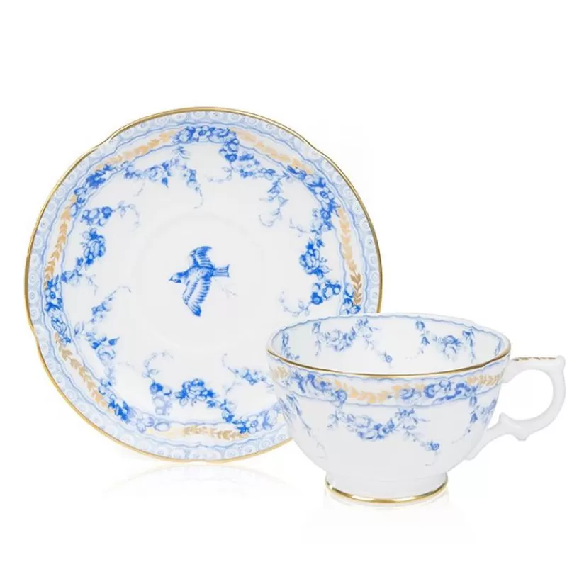 Royal Birdsong Gilded Breakfast Cup And Saucer*Royal Collection Shop Online