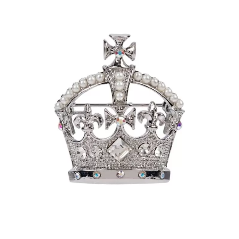 Silver Crown Brooch*Royal Collection Shop Fashion