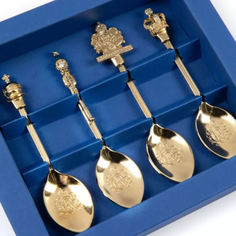 The Coronation Set Of Spoons*Royal Collection Shop Outlet