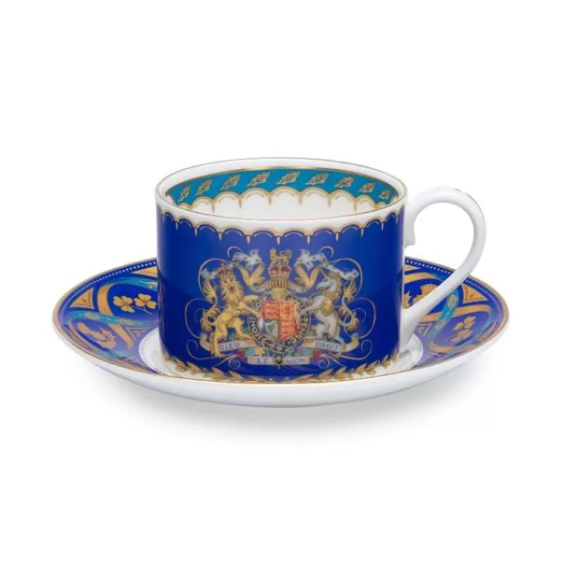 The Coronation Teacup And Saucer*Royal Collection Shop New