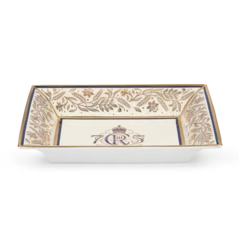 The King'S 75Th Birthday Limited Edition Navy Tray*Royal Collection Shop Sale