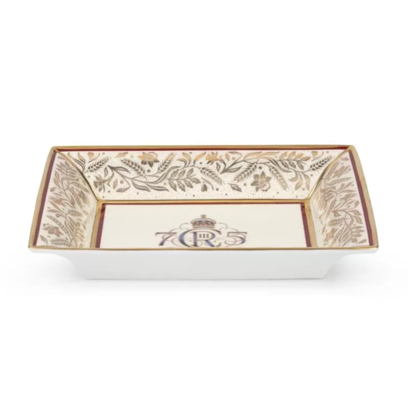 The King'S 75Th Birthday Limited Edition Red Tray*Royal Collection Shop Flash Sale