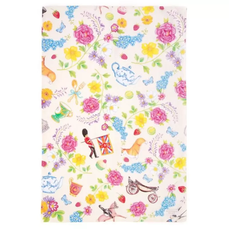 The Summertime Cream Tea Towel*Royal Collection Shop Sale