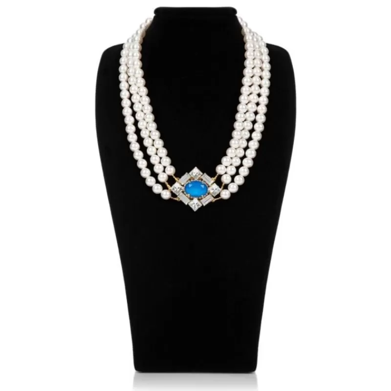 Vicki Sarge Triple Strand Pearl Necklace*Royal Collection Shop Hot