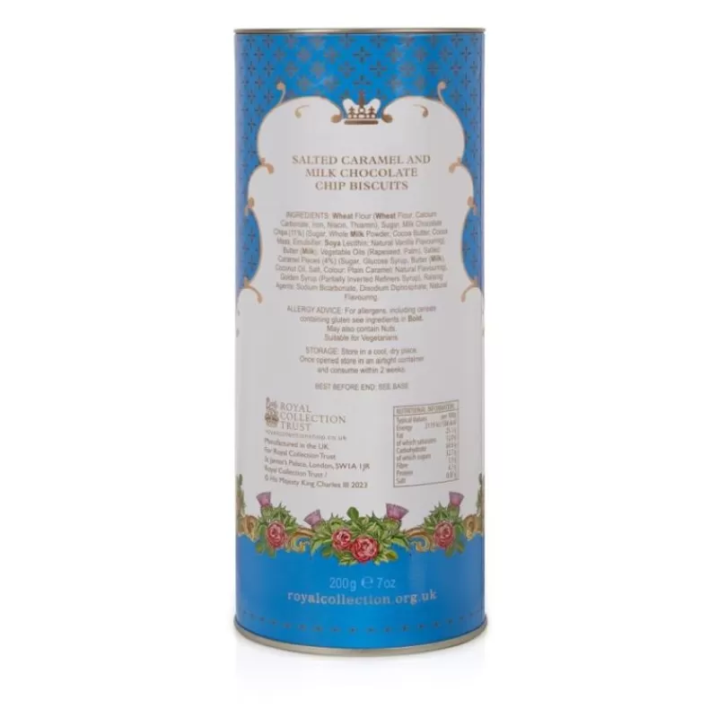 Windsor Castle Salted Caramel And Chocolate Biscuit Tube*Royal Collection Shop Cheap