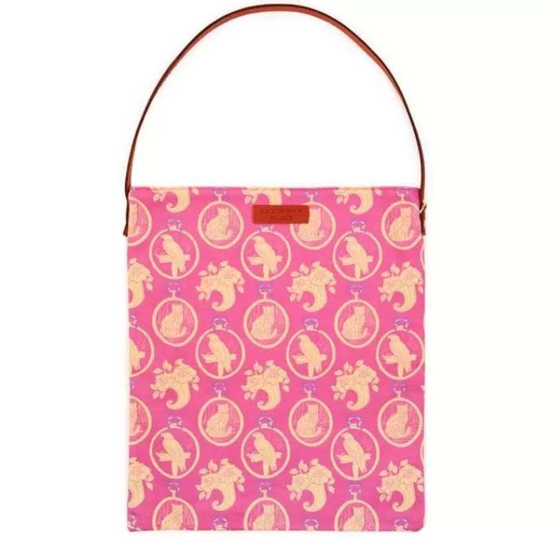 Yellow Parrot And Cat Print Tote Bag*Royal Collection Shop Discount